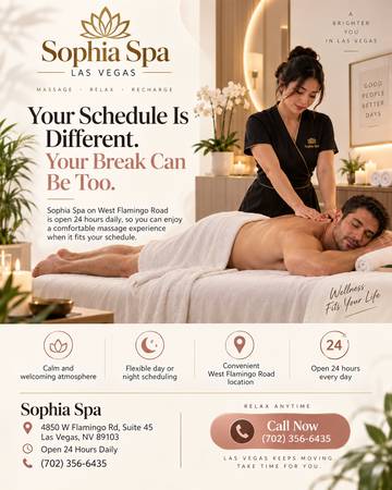 🌙 Your Break Doesn’t Need a Schedule Sophia Spa 1