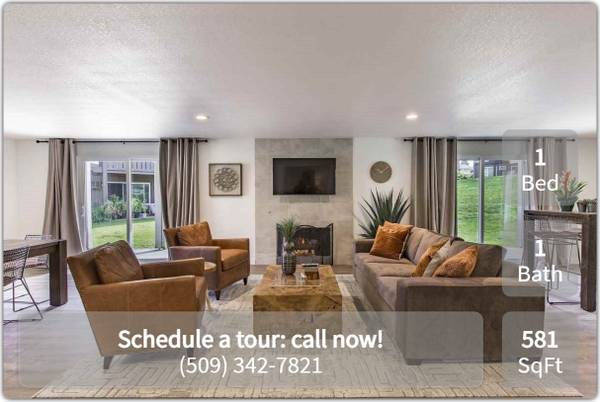 $1,052 / 1br - 581ft2 - 1 month free off of rent, Admin and application waived when approved (Kennewick/ Pasco/ Richland)63779939719427122