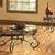 Lola Occasional Tables Set - Beveled Glass, Scrolled Metal base 2 thumbnail