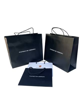 Porsche Design 4 Empty Designer Gift Shopping Bags 1
