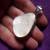 EXCELLENT LARGE MOP MOTHER of PEARL SILVER PENDANT 1 thumbnail