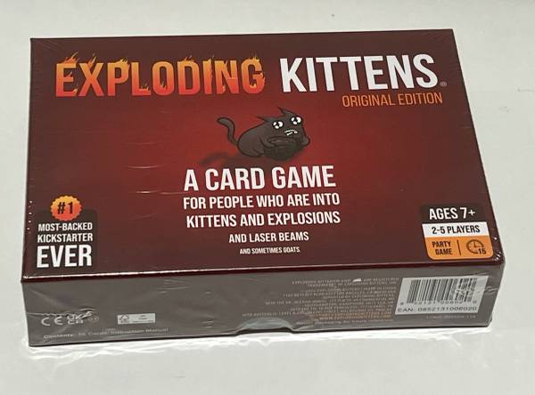 New Exploding Kittens Original Edition Card Game (Ages 7+) 1