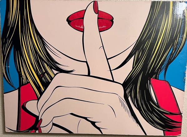 Shhhhh. Deborah Azzopardi art 1