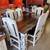Rustic Reclaimed wood Dining Table 7 pieces set 6 thumbnail