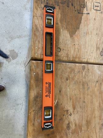Johnson Level & Tool 1741-2400 Box Level, Aluminum, 24 In. L 1
