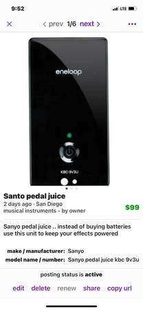 Sanyo pedal juice
