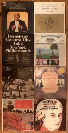 LOT OF 8 Classical Music Vinyl records Bernstein Ormandy Szell