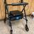 MedLine Rollator Walker -Smokey Blue-6" wheels- 250lb.cap. 1 thumbnail