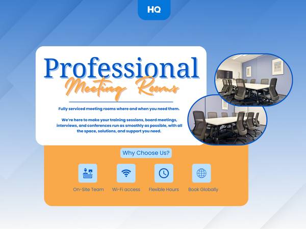 📅Need a Professional Setting for a Day? Book a Meeting Room at HQ!🖋️ 1