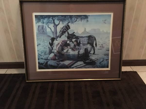 NATIVE AMERICAN FRAMED ARTWORK