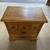 Solid Oak Bedroom Set w/ Queen Bed Frame, Long Dresser & Mirror, and N 7 thumbnail