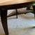 Dark Solid Wood Counter Height Rounded Triangle Dining Table 52.5Lx52. 8 thumbnail