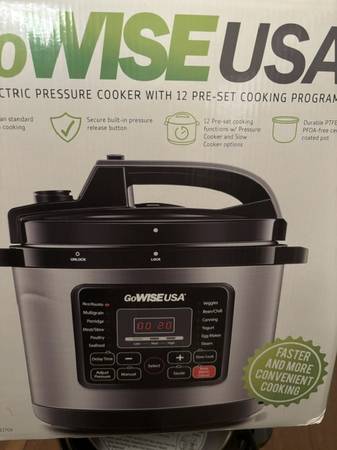 GO WISE INSTA POT PRESSURE COOCKER SYSTEM 1