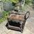 Adorable vintage boho garden, bar tea cart 2 thumbnail