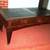 Coffee TABLE Inlay SLATE 2 Drawer Storage On Wheels HEAVY Vintage NICE 18 thumbnail
