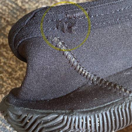 Women's Size 7 Scuba Dive / Water Shoes by Deep See ♦ Black Neoprene - $5 (Peoria)62925989319681124