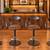 Elite Modern Eclipse Adjustable Bar Stools - Set of 4 2 thumbnail