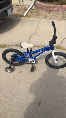 16” specialize hot rock with training wheels 1