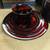 83 pieces Aroroc France Ruby Red dishes 1 thumbnail