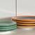 Rondo Multi color Hand Painted Spiral Plates & Bowls & Spirale Green 2 thumbnail