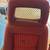 Pair Vintage Recaro Racing Race Car Seats Maroon fabric fish net head 9 thumbnail