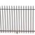 31 Ft of Antique Wrought Iron Spear Top Fencing GA20882 5 thumbnail
