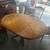Vintage Solid Oak Dining Set W/4 Chairs and Leaf Insert 2 thumbnail