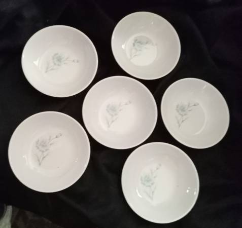 6 Taylor Smith 5" Dessert Boutonniere Sauce Bowls Plates Dishes 1