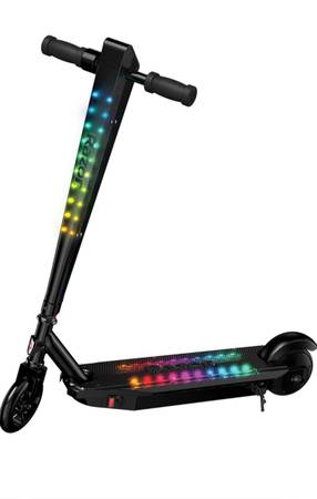 Razor Sonic Glow Black Electric Scooter with LED Lights and Bluetooth Wireless S 1
