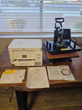 Heat Press w/Printer 1
