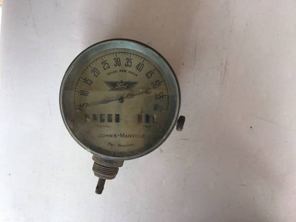 Ford Model T Johns-Manville speedometer 1