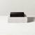 CB2 WEST ELM LARGE WHITE MARBLE BOX 5 thumbnail