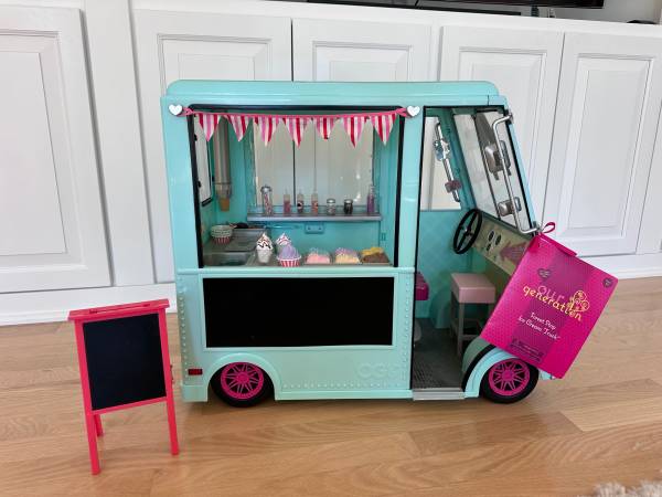 Our Generation Sweet Stop Ice Cream Truck with Electronics for 18" Dol 1