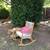 Authentic Plantation Teak Rocking Chair & Matching Side Table 3 thumbnail