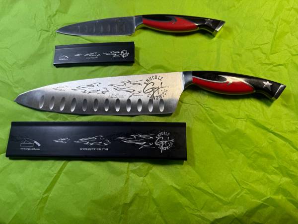 Guy Fieri 4" & 8" Chef Knives 1