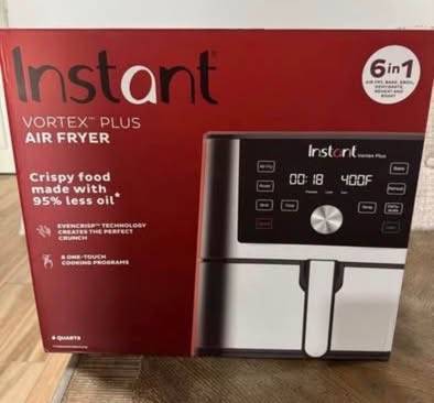 Instant Vortex Plus 6-Qt Stainless Steel Air Fryer 1