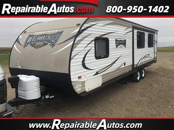 2016 Forest River Unknown Model# 254 RL XL Wildwood Repairable Hail Da 1