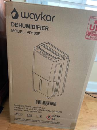 New dehumidifier 1