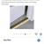 M-D Low Threshold W/ Vinyl Seal (3.75”/.75”/36”) 6 thumbnail