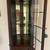 Solid cherry corner curio cabinet 6 thumbnail