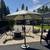 Super Buy!! 8ft Olive Green Outdoor Umbrella & Heavy Stand! 3 thumbnail