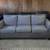Pottery Barn 88" Cameron Upholstered Sofa Charcoal Gray 3 Seater Couch 1 thumbnail