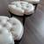 MCM Black & White Stacking Footstools by M Hayat & Bros 3 thumbnail