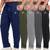 lomsoe 5 Pack Mens Sweatpants Open Bottom Joggers for Men with Zip Poc 1 thumbnail