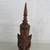 Thai Buddha Praying Kneeling Hand Crafted Wood Sculpture 17" Tall 2 thumbnail