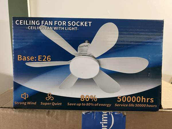 Ceiling Fan for Socket 1