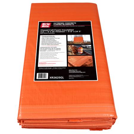 Grip Rite Extreme Concrete Curing Blankets 1