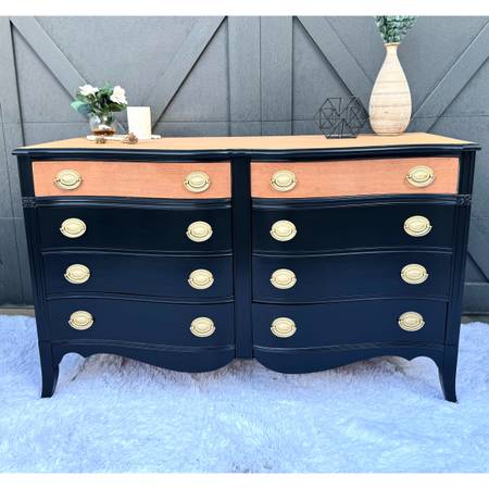 Stunning Refinished Lowboy Dresser 1