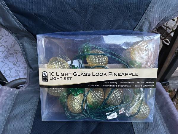 Small Decorative Pineapple Lights - Garden/Patio Decor 1