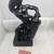 AFRICAN DRUMMER DANCER STATUE BLACK GLAZE HIGH GLOSS 4 thumbnail